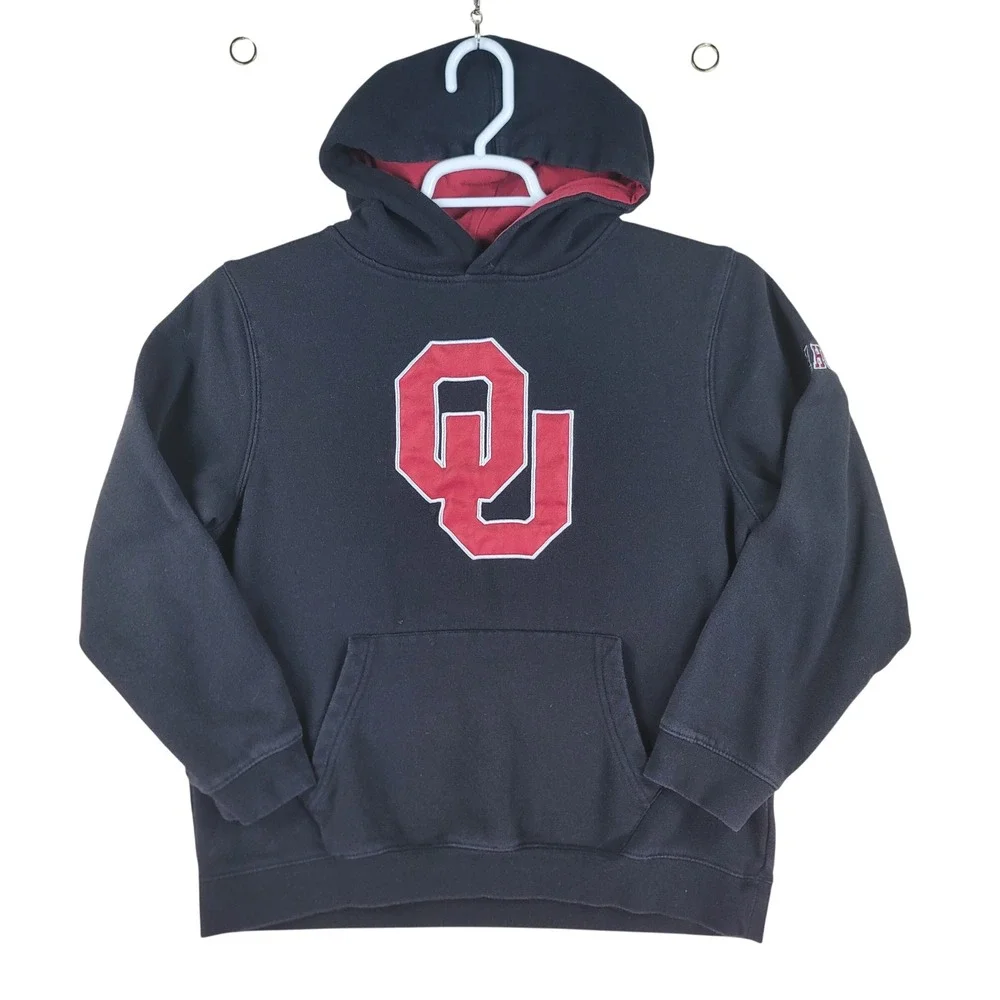 Oklahoma Sooners Colosseum Hoodie Youth XL Black Embroidered Pullover